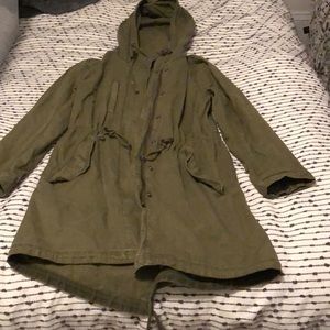 Olive madewell long coat